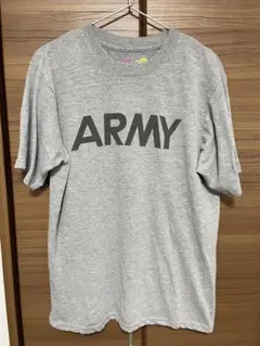 古着　SOFFE グレー ARMY Tシャツ Mサイズ