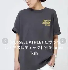【RUSSELL ATHLETIC/ラッセル・アスレティック】別注print T