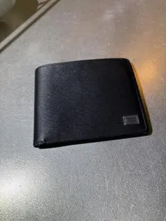 ポーター　二つ折り財布　カレント　黒