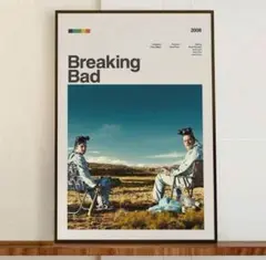 【額縁付き】ブレイキングバッド Breaking Bad 映画 A2ポスター ブレイキング・バッド Breaking Bad ポスター 額付き - メルカリ