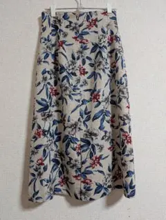 【新品Rouge vif 】花柄スカート　大人可愛い