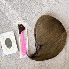 ウィッグ　ショート　茶色　ブラウン　媚茶　レディース