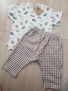 新品　アンパンマン　Tシャツ　GU　サマナルパンツ　100cm