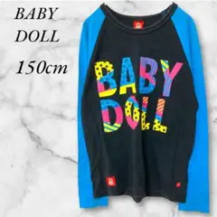 BABY DOLL ベビードール　長袖カットソー 　ロゴTシャツ　150cm