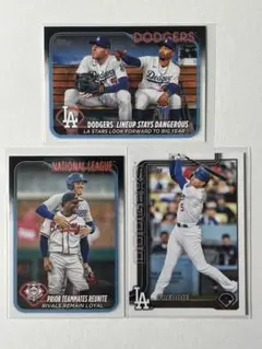 Freddie Freeman 3枚 Los Angeles Dodgers