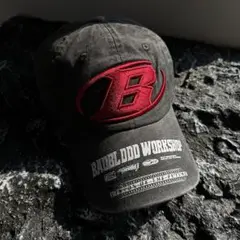 badblood F1 Old Effect Ball Cap キャップ　帽子 BADBLOOD☆韓国人気 F1 Old Effect Ball Cap (BADBLOOD/キャップ