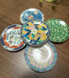 ◇美品◇九谷焼き 雅東苑窯　八角形 花柄 陶器皿　ビンテージ 雅東苑窯 八角形皿 小皿 有田焼 角皿 八角 和食器 九谷焼 豆皿
