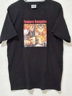 鬼滅の刃 煉獄杏寿郎 Tシャツ ブラック