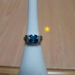 レディース アクアマリン? リング
