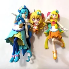 【匿名配送】プリキュア　キュアヤムヤム　キュアスパイシー　フィギュア　3体セット