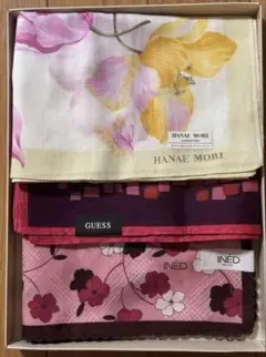 HANAE MORI GUESS INED ハンカチセット