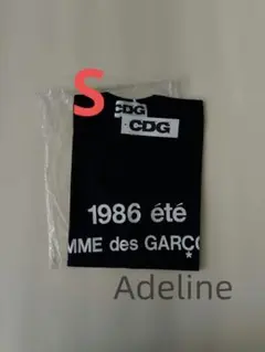 COMME des GARÇONS 1986 été Tee 黒 新品S