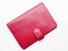 美品 ルイヴィトン エピ アジェンダPM レッド システム手帳