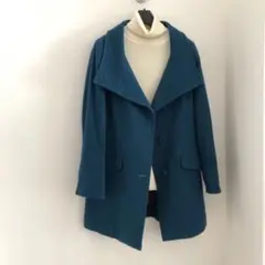 ヒロコビス HIROKO BIS ジャケット コート 9号 ウール100%