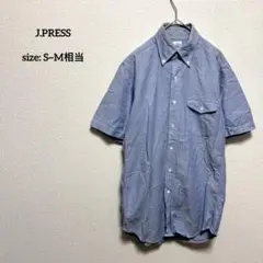 J.PRESS BDシャツ S~M 青シャツ コットン 90s ヴィンテージ