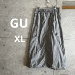 GU⭐︎ナイロンカーゴロングスカート