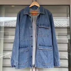 美品！ Levi's リーバイス デニムカバーオール S（着用感はL相当です