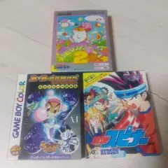 GB　ソフト3個セット　星のカービィ2　超速スピナー　ビーダマン爆外伝