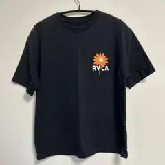 RVCA Tシャツ 花　ブラック　レディース