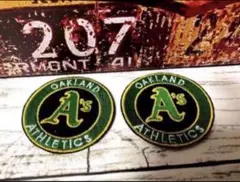 【新品❣️】MLB A's アイロンワッペン