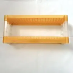 オレンジのプラスチックMD収納ケースBOX