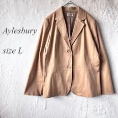 Aylesbury ジャケット L ベージュ 無地 羽織 秋冬 通勤 903