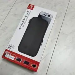 Nintendo Switchファミリー対応コンビネーションポーチ ブラック