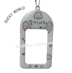 韓国 DUCKY WORLD ダッキーワールド トレカケース うさぎ 推し活