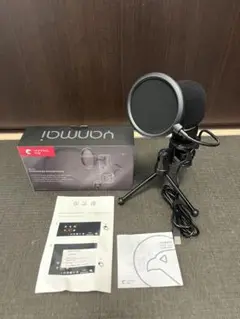 コンデンサーマイク ポップフィルター付き SF-777