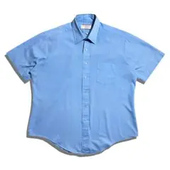 70s 80s Sears 半袖ワイシャツ　ビンテージ　Lサイズぐらい