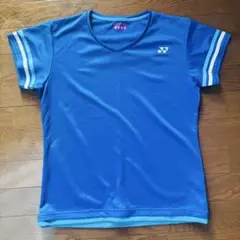 【美品】ヨネックス YONEX レディース Oサイズ Tシャツ ブルー