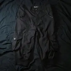 00s archive cavaria all black shortpants