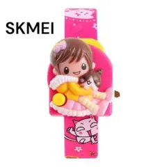 SKMEI デジタル腕時計 ピンク キッズ時計1240 color