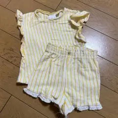 ZARA baby ノースリーブ　セットアップ　ストライプ