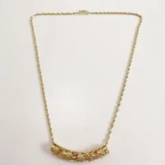 新品!ゴールド ネックレス レディース ヴィンテージ 18K GP チェーン