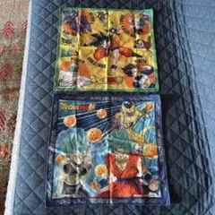 ドラゴンボール超 ハンカチ 2枚セット　50㎝角　レトロ