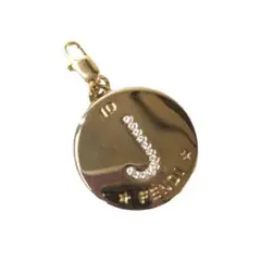 FENDI(フェンディ) ゴールド J イニシャル ペンダントトップ KK875