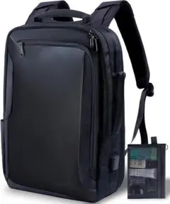 ビジネスリュック メンズ 2way ブラック 黒 シンプル多機能16インチ25L
