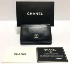CHANEL シャネル キーケース ココマーク レザー 6連 ギャランティ 箱付