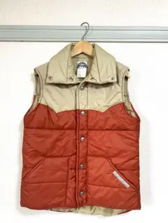 80's Wrangler 中綿入り ウエスタンナイロンベスト