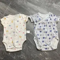 ベビー肌着 60cm 2枚セット(ミキハウス・UNIQLO)