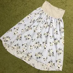 [OLIVE des OLIVE オリーブデオリーブ] 花柄 マタニティスカート