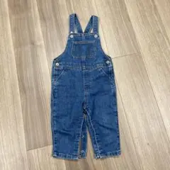 H&M デニムオーバーオール 80-90cm
