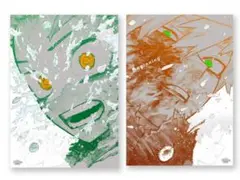 ヒロアカ 原画展 ポスター 爆豪勝己 緑谷出久 the beginning