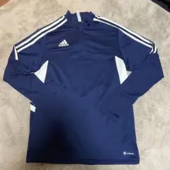 adidas ハーフジップ ネイビーウェア