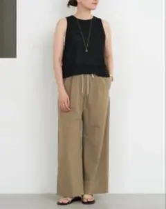 IENA ダンプマリンイージーパンツ
