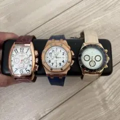 Club Face II クロノグラフ 時計　3つセット