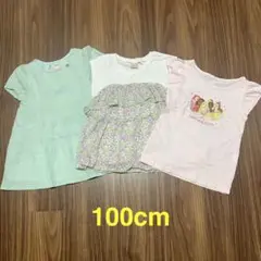 プティマイン ユニクロ⭐︎女の子トップス　3枚セット 100cm