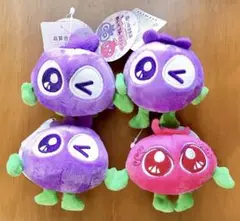 わかさ生活 ブルブルくん アイアイちゃん ぬいぐるみマスコット 4個セット