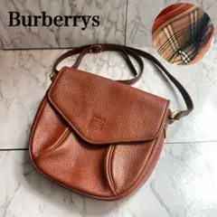 【人気/トレンド感◎】Burberrys レザーショルダーバッグ シャドーホース